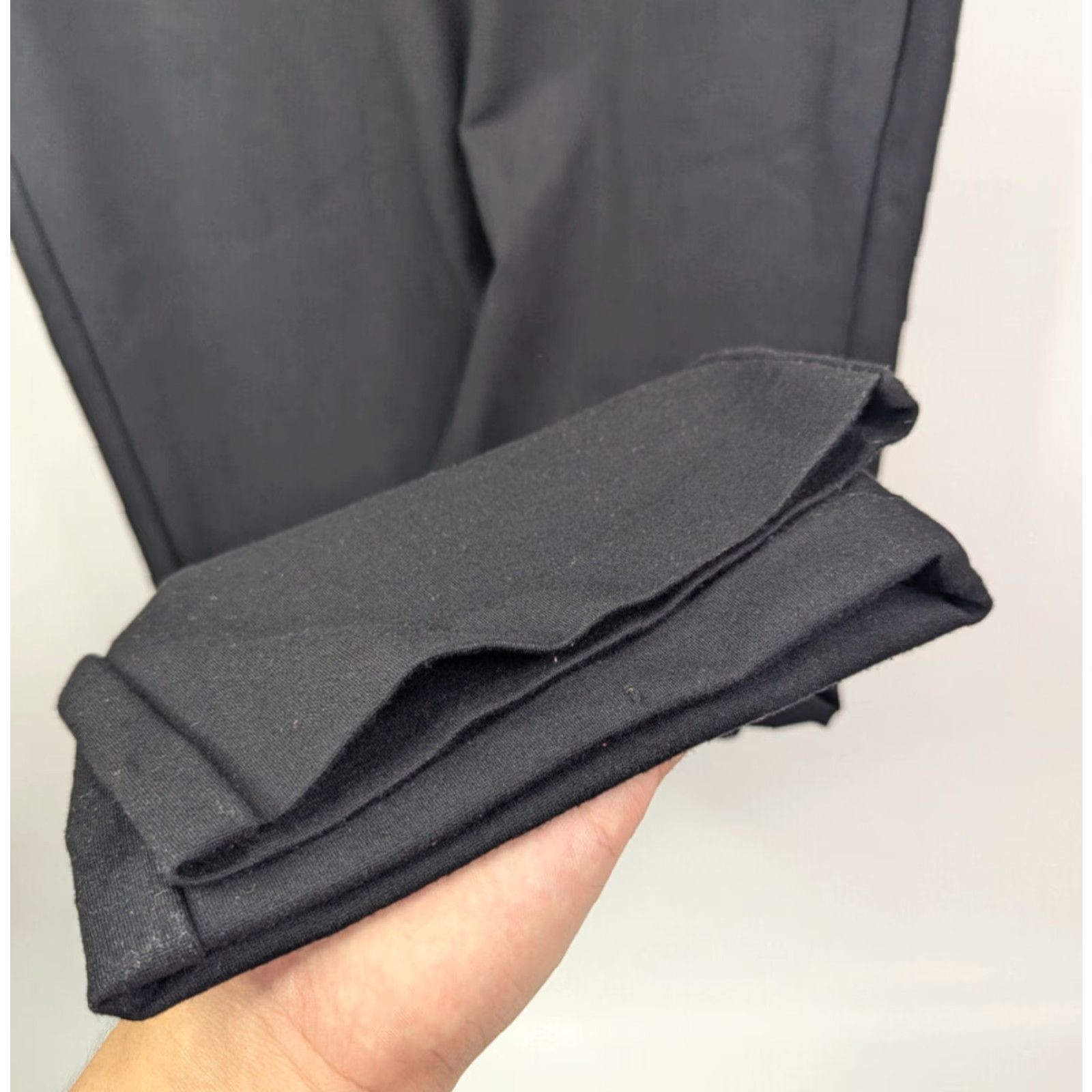 NYDJ NYDJ Slim Trouser Ponte Knit Pants Size 14 Black Nip Tuck Technology Slimming Size 36" / US 14 / IT 50 - 4 Thumbnail