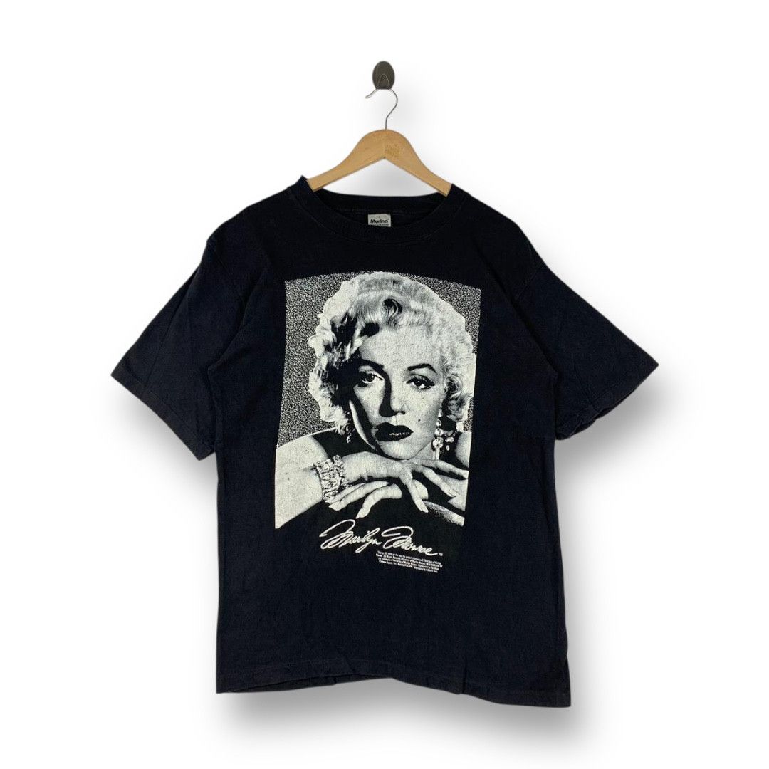 Other Vintage MARILYN MONROE Overprint printed tee Size US L / EU 52-54 / 3 - 1 Thumbnail