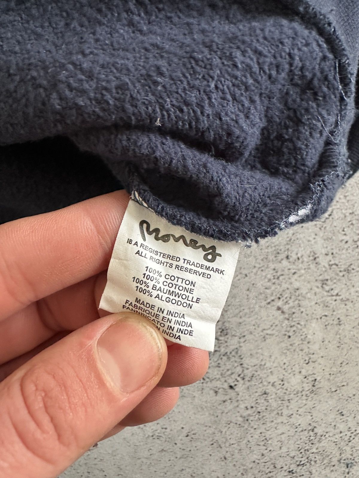 Other Money Blue Cotton Sweatshirt Size L Size US L / EU 52-54 / 3 - 4 Thumbnail
