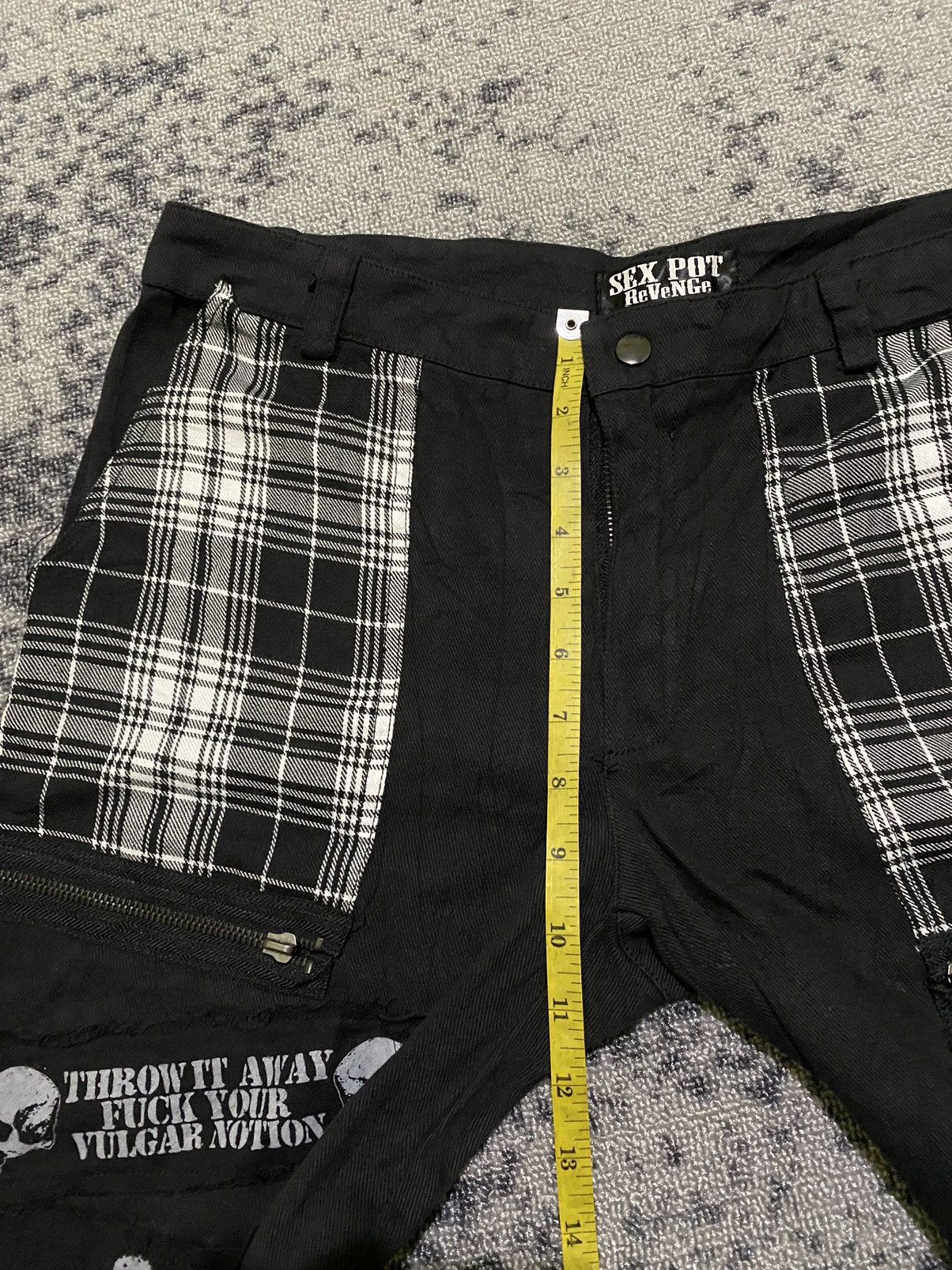 Hysteric Glamour Y2k Sex Pot skull ifsixwasnine baggy pants Size US 34 / EU 50 - 14 Thumbnail