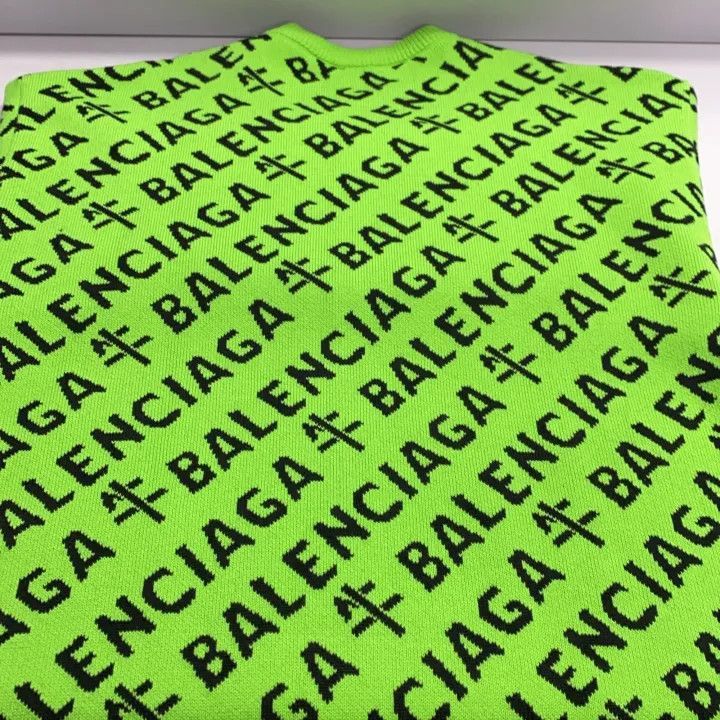 Balenciaga Balenciaga SS21 Logo Knit Long Sleeve Sweater 0079-2507 Size US S / EU 44-46 / 1 - 8 Thumbnail