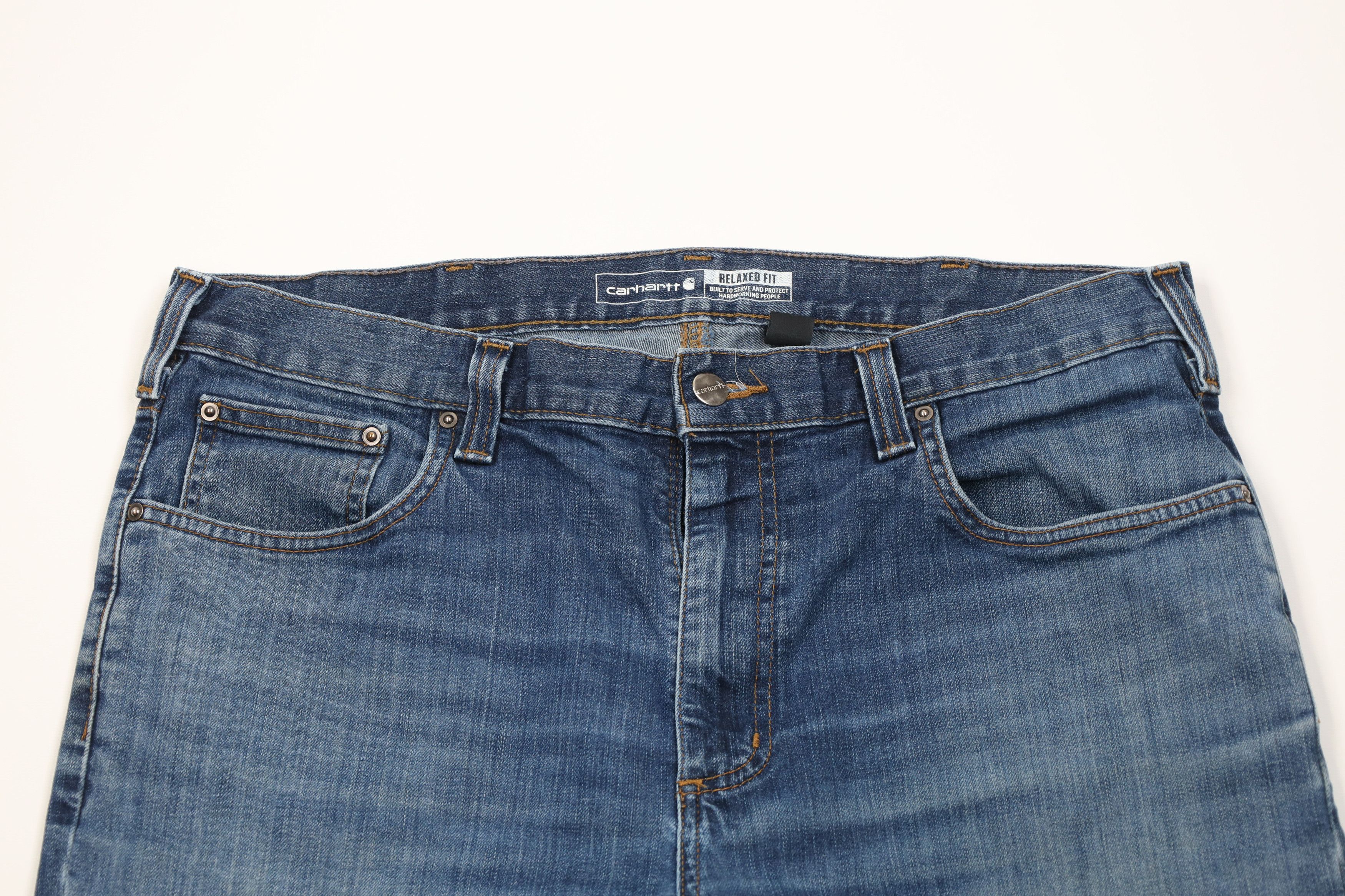 Carhartt Vintage Y2K Carhartt Relaxed Fit Wide Leg Denim Jeans Blue Size US 36 / EU 52 - 2 Thumbnail