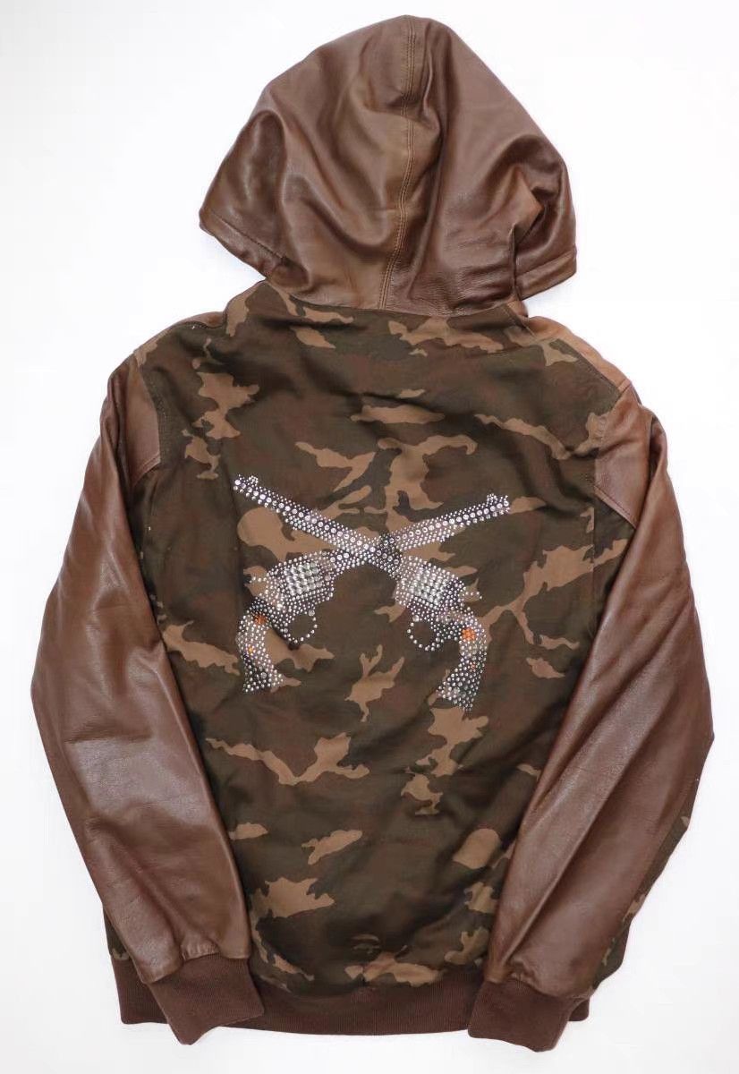 Roar Hooded Camouflage Light Jacket with Embellished Design Size US L / EU 52-54 / 3 - 1 Thumbnail