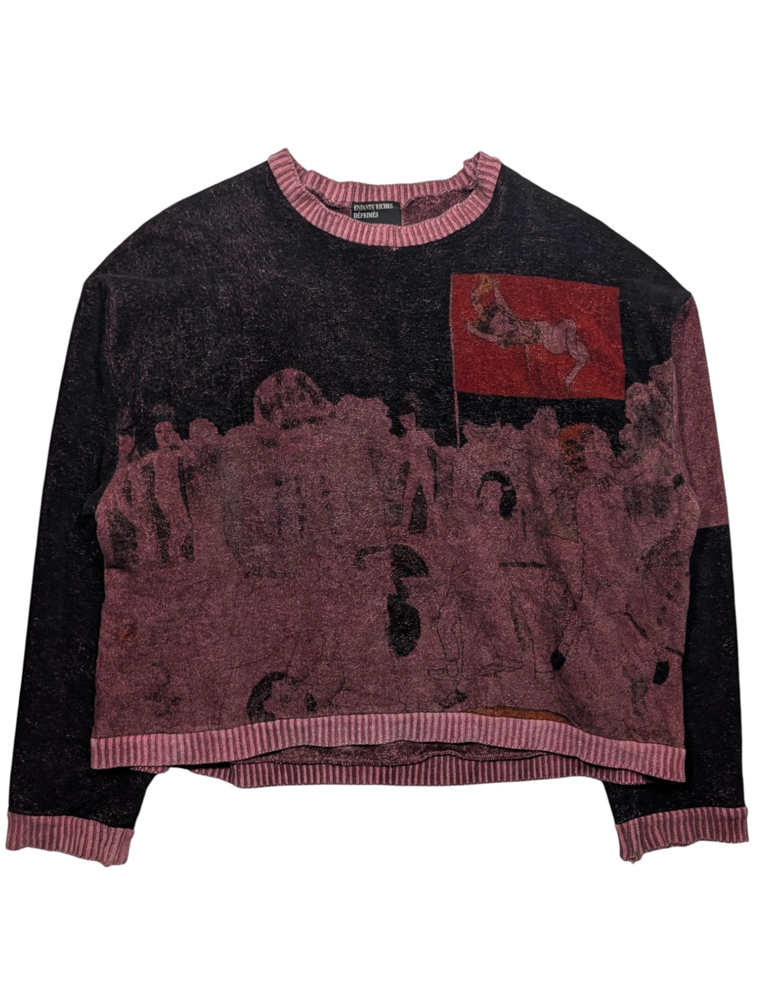 Enfants Riches Deprimes Runway SS19 Henry Darger Velour Sweater Size US M / EU 48-50 / 2 - 1 Thumbnail