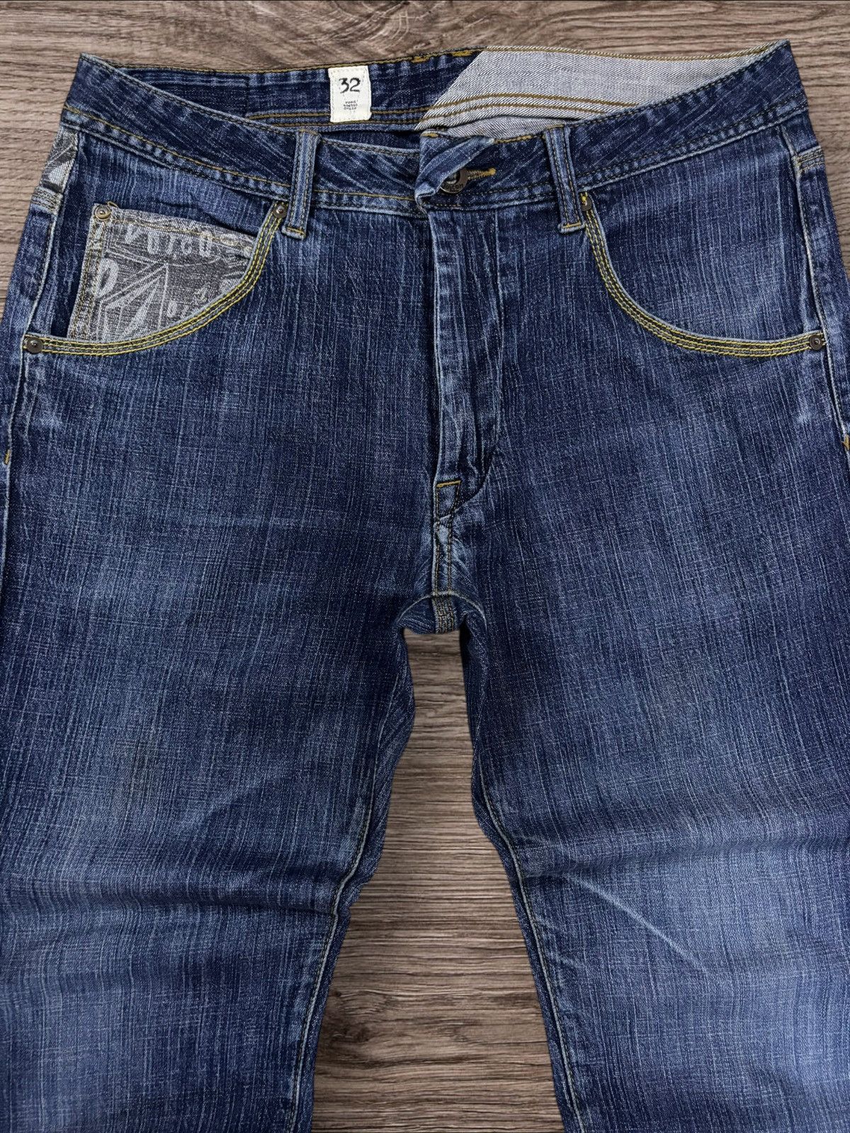 Volcom Deadstock Volcom Asymmetrical Graphic Back Pocket Jeans Size US 32 / EU 48 - 4 Thumbnail