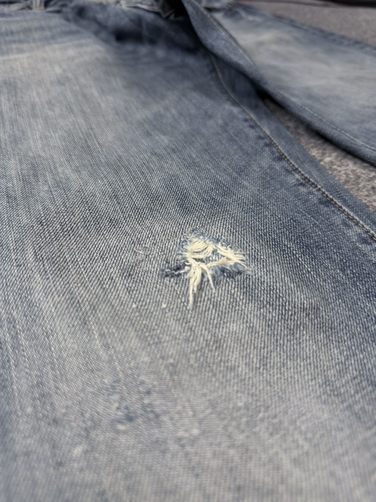 Gap Archives y2k Baggy Gap Faded Denim Jeans Size US 33 - 6 Thumbnail