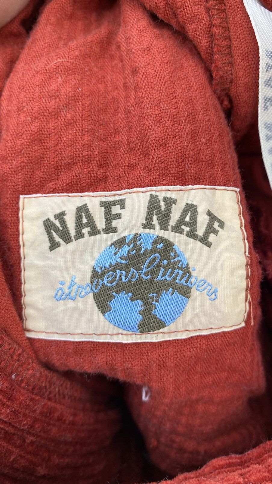 Vintage NAFNAF Corduroy Pants Size 25" / US 0 / IT 36 - 3 Thumbnail