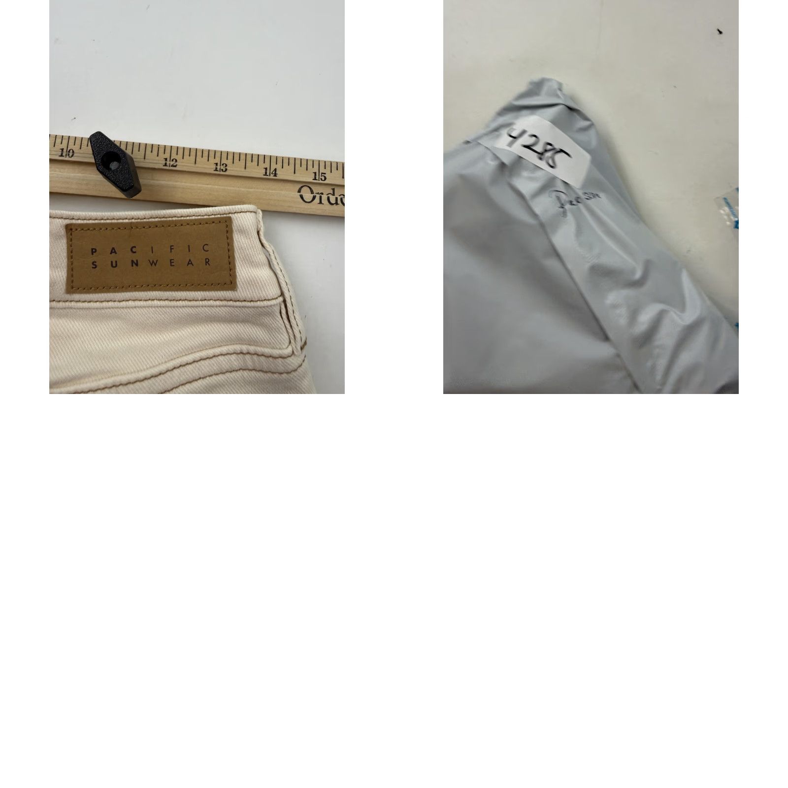 Pacsun PacSun Jeans Womens 26 White Light Wash Straight Leg Stretch Denim Casual Shirts? Size 26" / US 2 / IT 38 - 8 Thumbnail