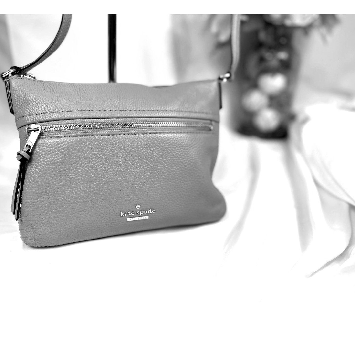 Kate Spade Kate Spade Jackson St Gabriele Pebbled Leather Crossbody Brn Size ONE SIZE - 3 Thumbnail