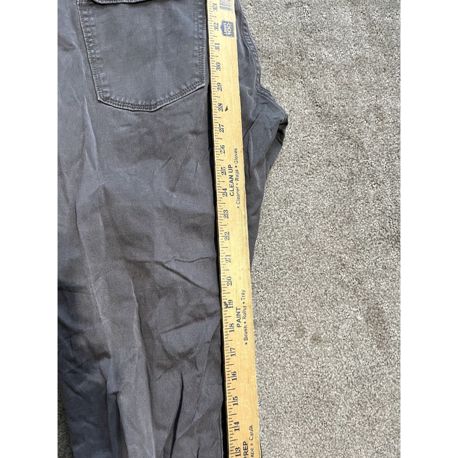 DL1961 DL1961 Vince Jeans Mens 33 Birch Gray Stretch 5 Pocket Straight Casual Modern Denim Black/Gray Size US 33 - 7 Thumbnail