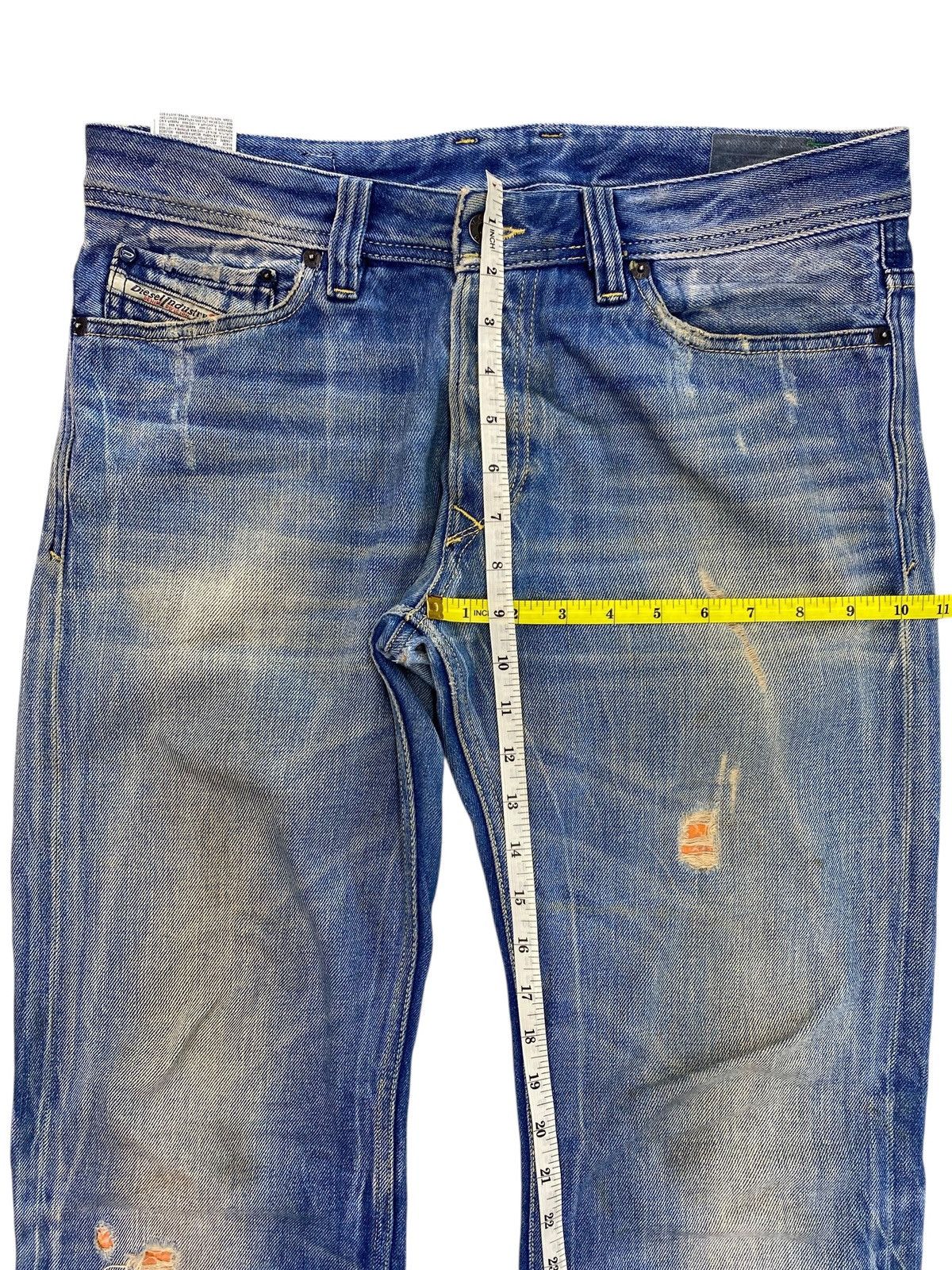 Diesel Diesel Brand Acid Blue Wash Distressed Style Loose Jeans Size US 34 / EU 50 - 10 Thumbnail