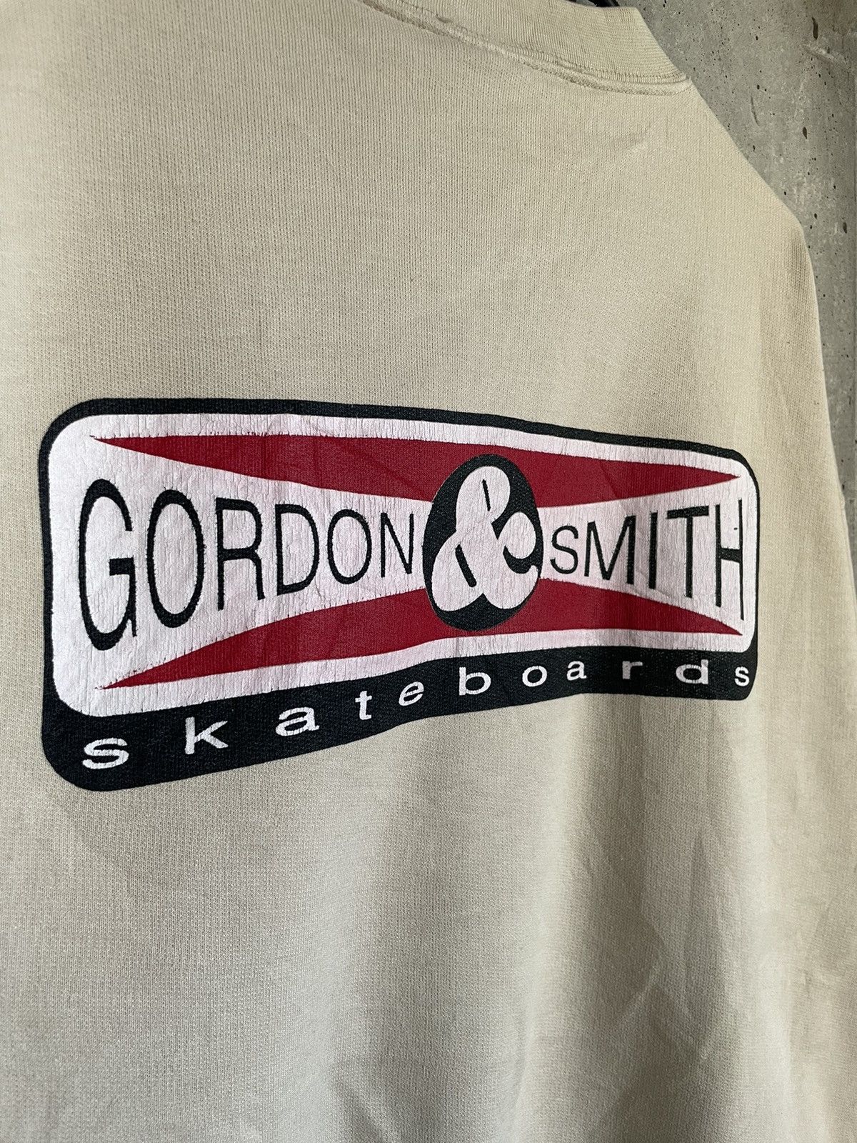 Vintage × Welcome Skateboards Vintage 90s Gordon and Smith Skateboards Sweatshirt Sk8 Y2k Size US XL / EU 56 / 4 - 4 Thumbnail