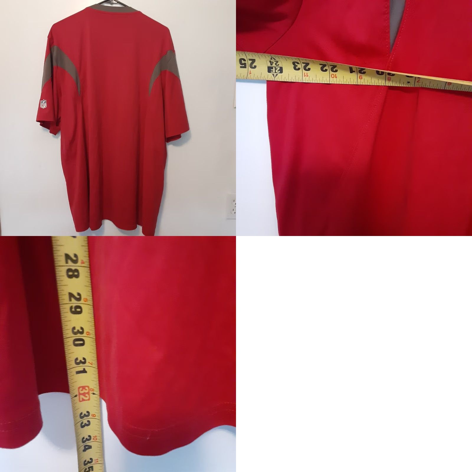 Reebok VINTAGE Tampa Bay Buccaneers Football T-Shirt Mens XL Red Reebok NFL Short Sleeve Size US XL / EU 56 / 4 - 8 Thumbnail