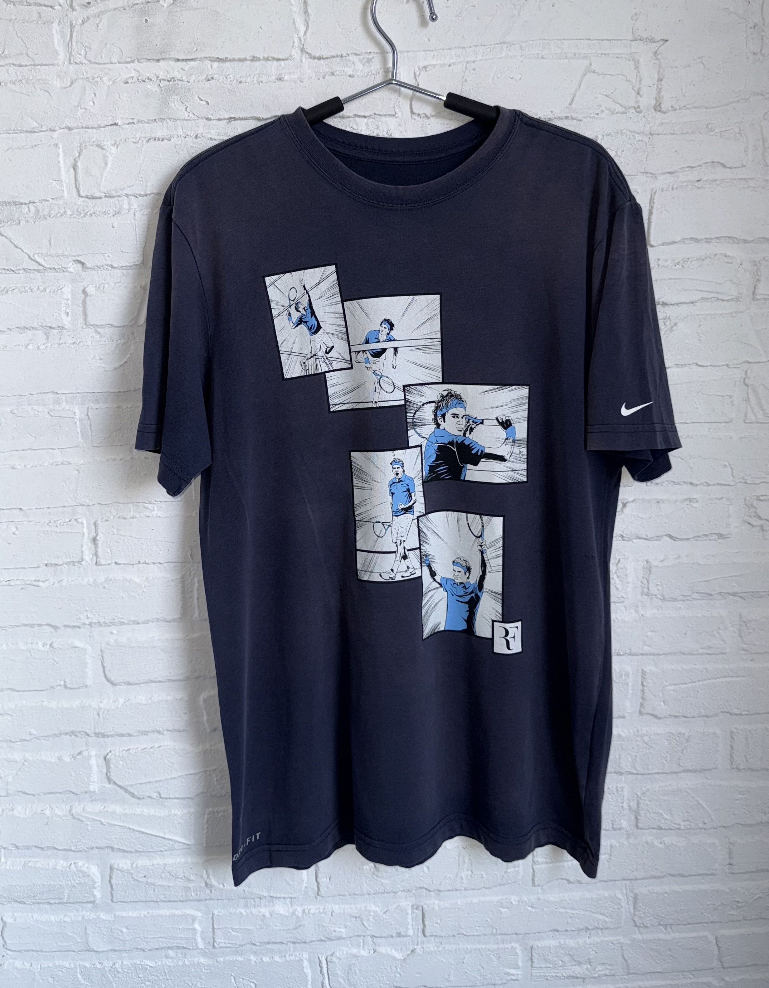 Nike Nike Roger Federer Comics RF tennis t-shirt Size US L / EU 52-54 / 3 - 1 Thumbnail