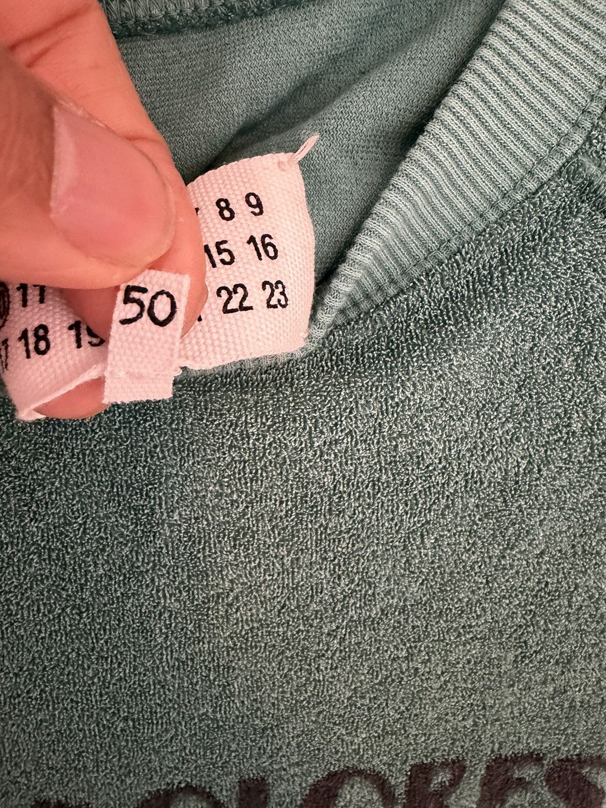Maison Margiela Perfect vintage Margiela green short sleeve knit Size US L / EU 52-54 / 3 - 6 Thumbnail
