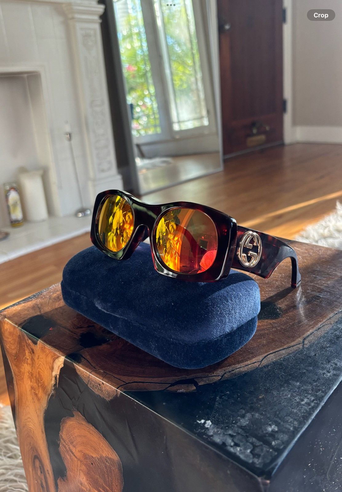 Gucci Oversized fun chunky Gucci sunglasses Size ONE SIZE - 1 Thumbnail