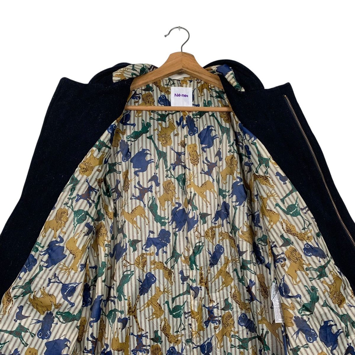 Ne-Net Ne-net Hooded Wool Duffle Coat Size US M / EU 48-50 / 2 - 13 Thumbnail