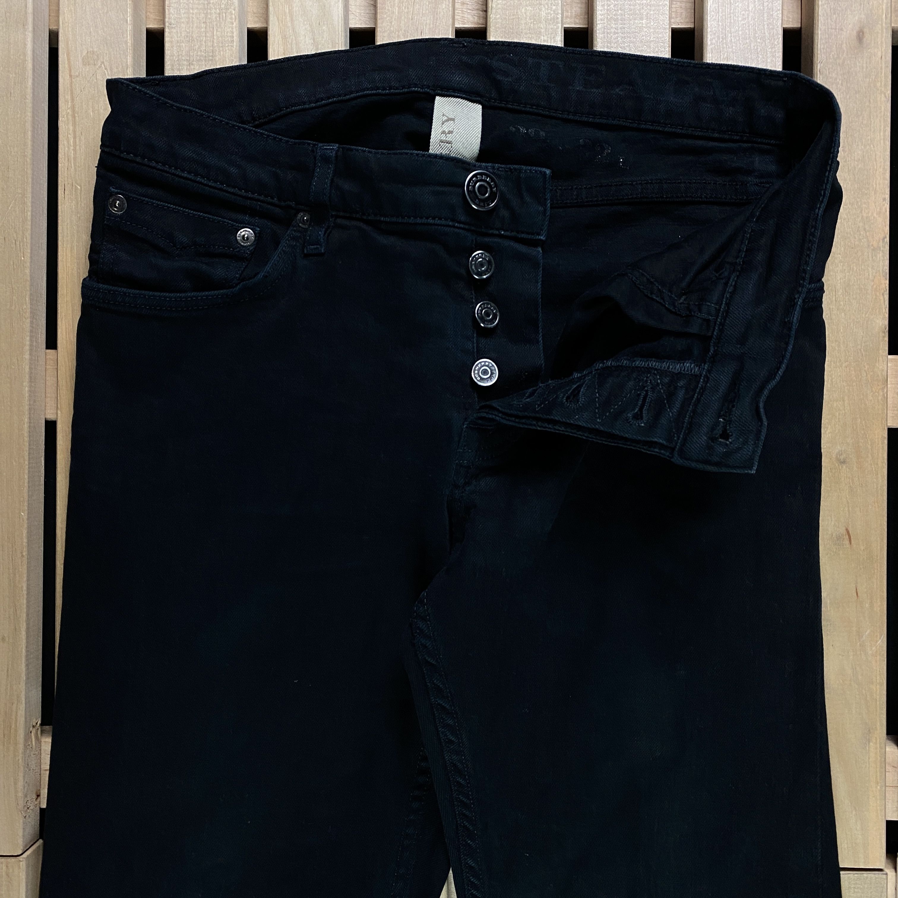 Burberry Women’s Denim Pants Burberry Brit Slim Size 38R Black Size 27" / US 4 / IT 40 - 4 Thumbnail