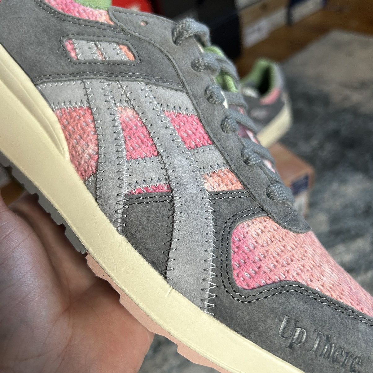 Asics 1201A510-021 GT-ii METROPOLiS PiEDMONT GREY PiNK SAGE GREEN Size US 8 / EU 41 - 3 Thumbnail