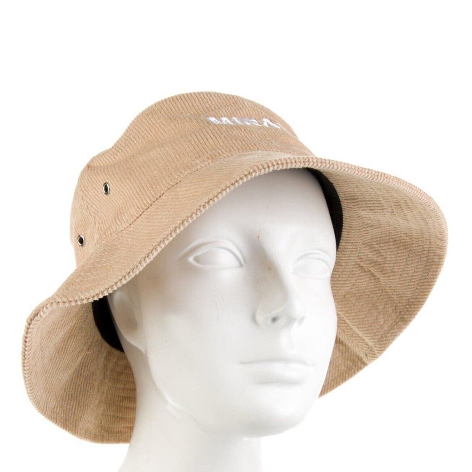 image of Nahmias Sand Corduroy Miracle Bucket Hat Beige/cream, Men's