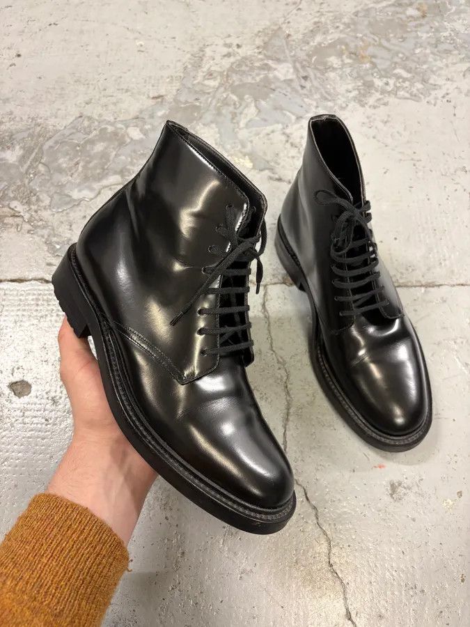 Saint Laurent Paris AW2016 Saint Laurent Black Classy Leather Boots Size US 8 / IT 38 - 1 Thumbnail