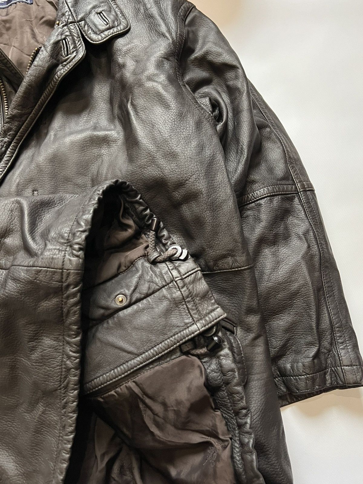 Burberry Vintage Burberrys Brown Jacket Leather Mens Size US M / EU 48-50 / 2 - 7 Thumbnail