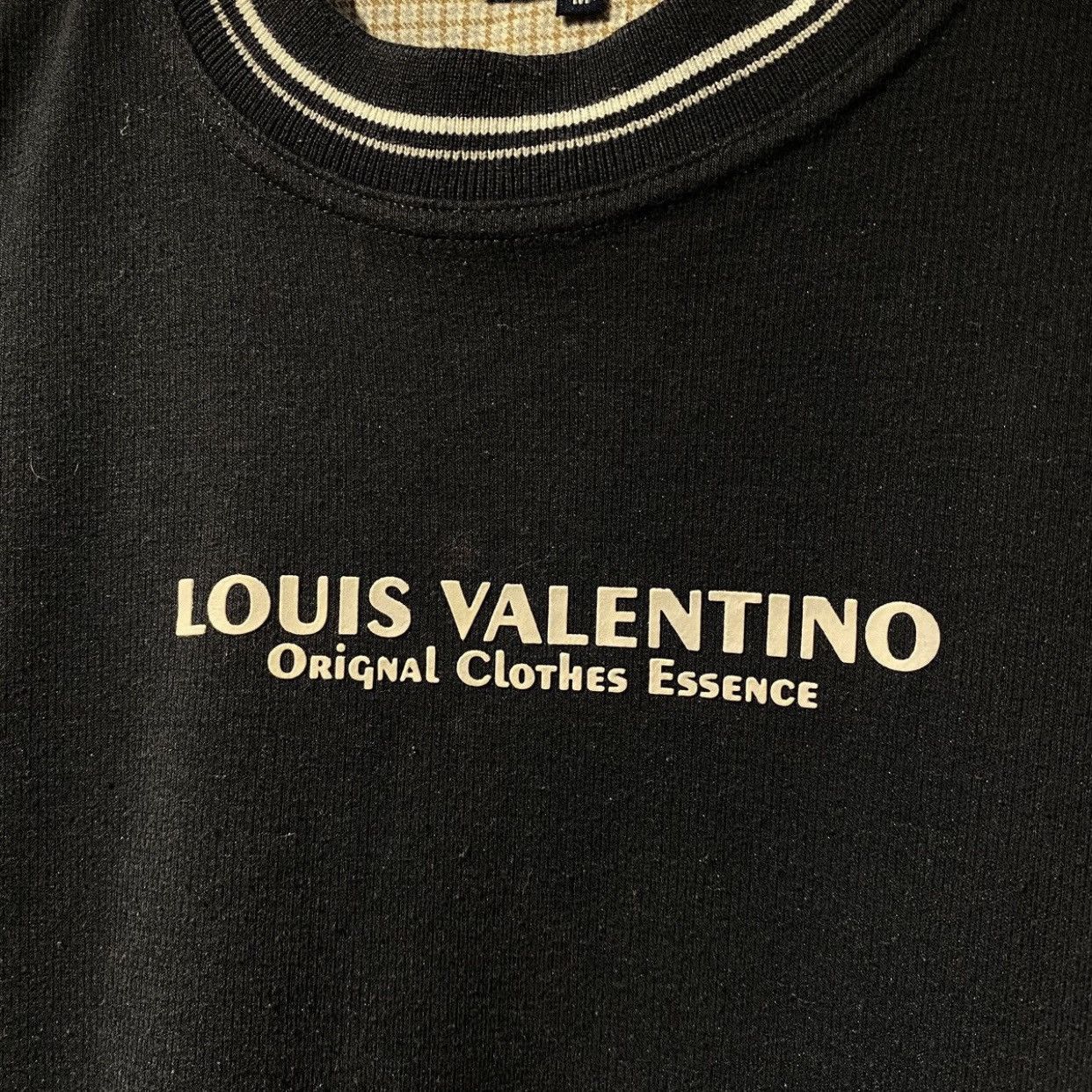 Japanese Brand VINTAGE LOUIS VALENTINO HOMME Spell Out Sweatshirts Size US M / EU 48-50 / 2 - 4 Thumbnail
