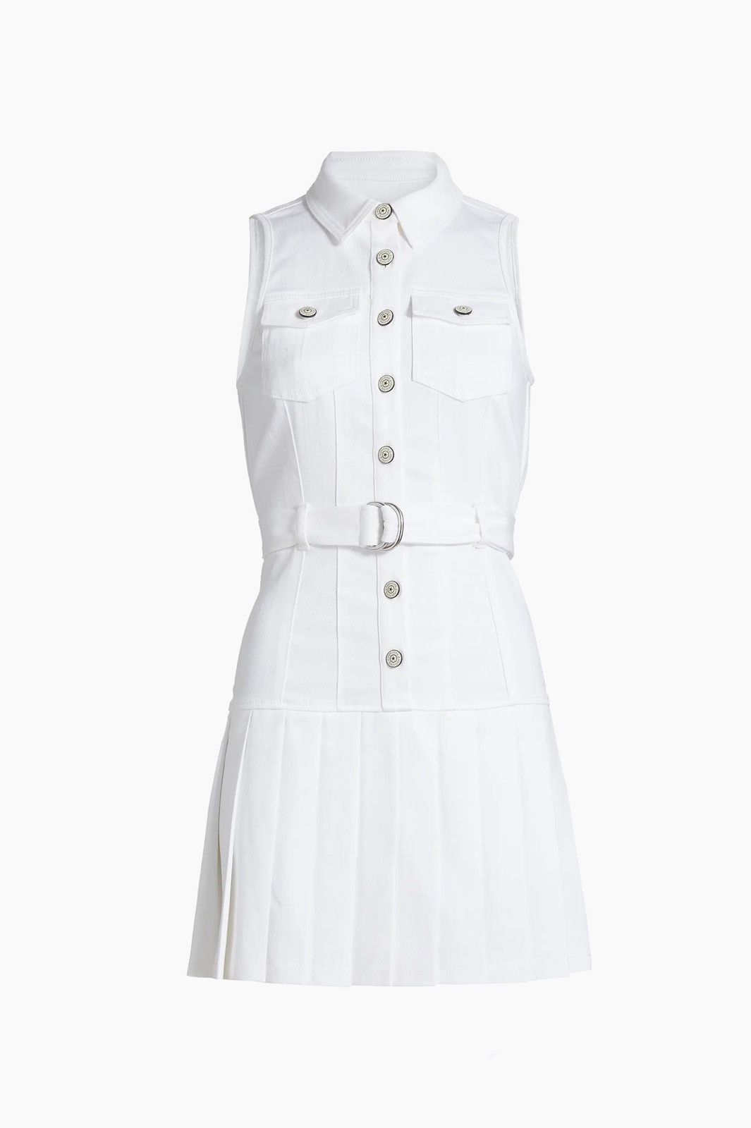 Cinq a Sept Cinq à Sept Moxie Denim Mini Shirtdress size 14 Size XL / US 12-14 / IT 48-50 - 4 Thumbnail