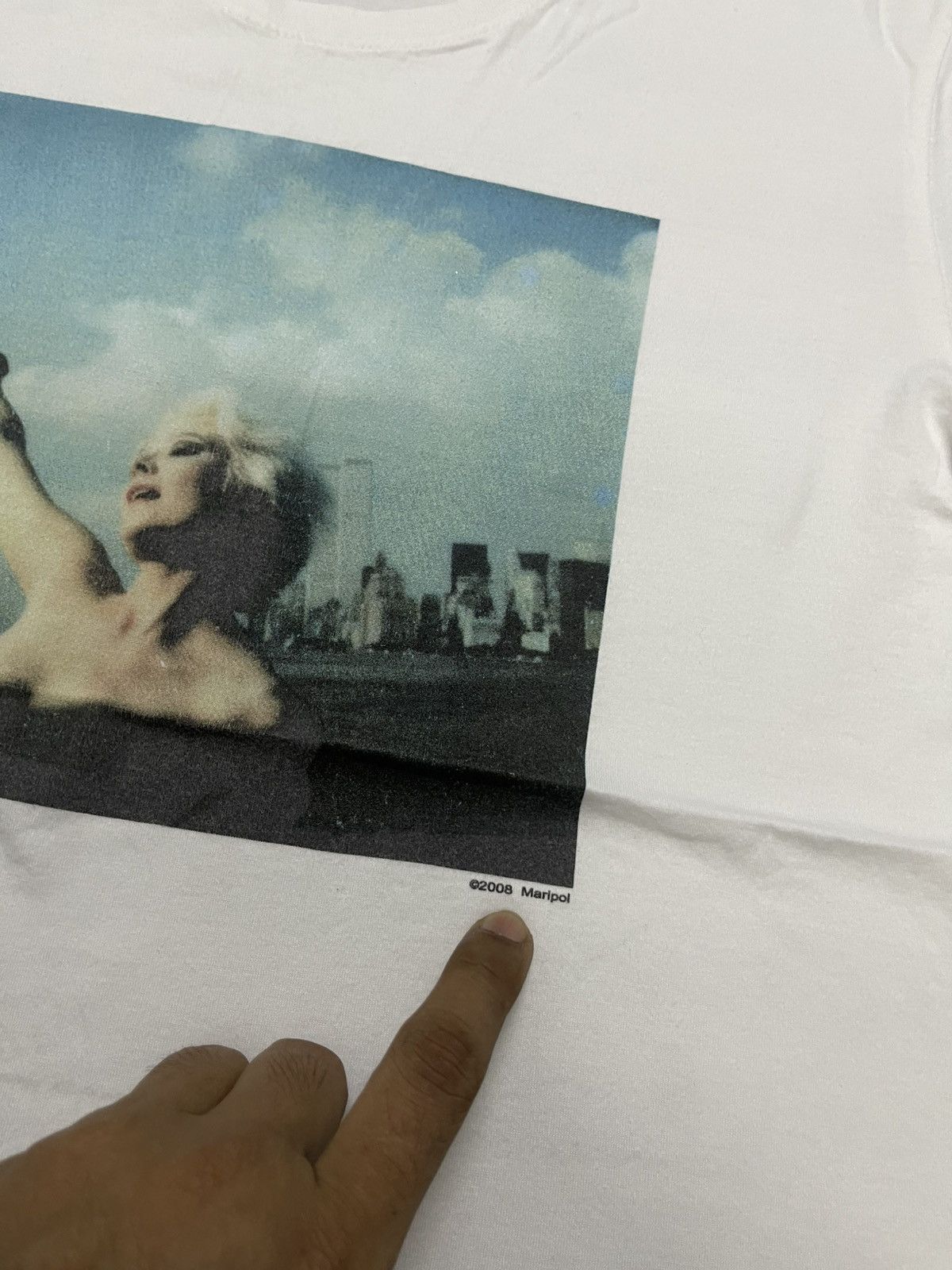 Morgan Homme RARE VINTAGE MARIPOLARAMA POLAROIDS MADONNA BOOK COVER TEES Size US S / EU 44-46 / 1 - 5 Thumbnail