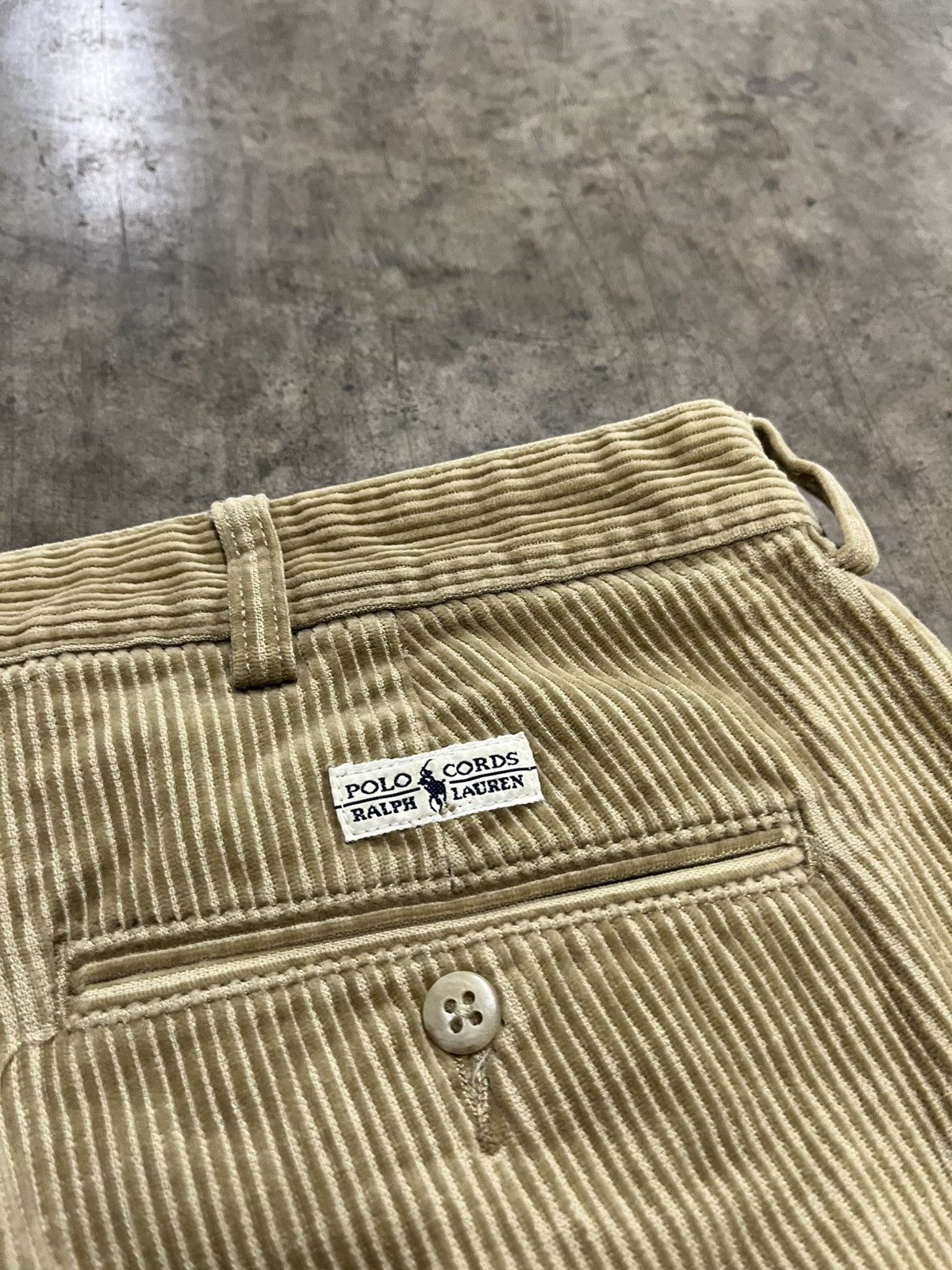 Polo Ralph Lauren × Vintage Polo Ralph Lauren vintage corduroy pants baggy preppy skater Size US 36 / EU 52 - 7 Thumbnail