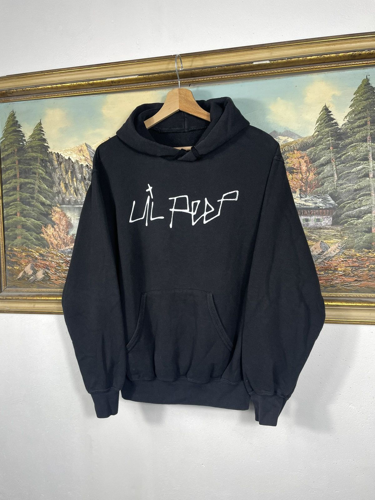 Band Tees Lil Peep come over when you're sober black hoodie 2017 merch Size US M / EU 48-50 / 2 - 4 Thumbnail