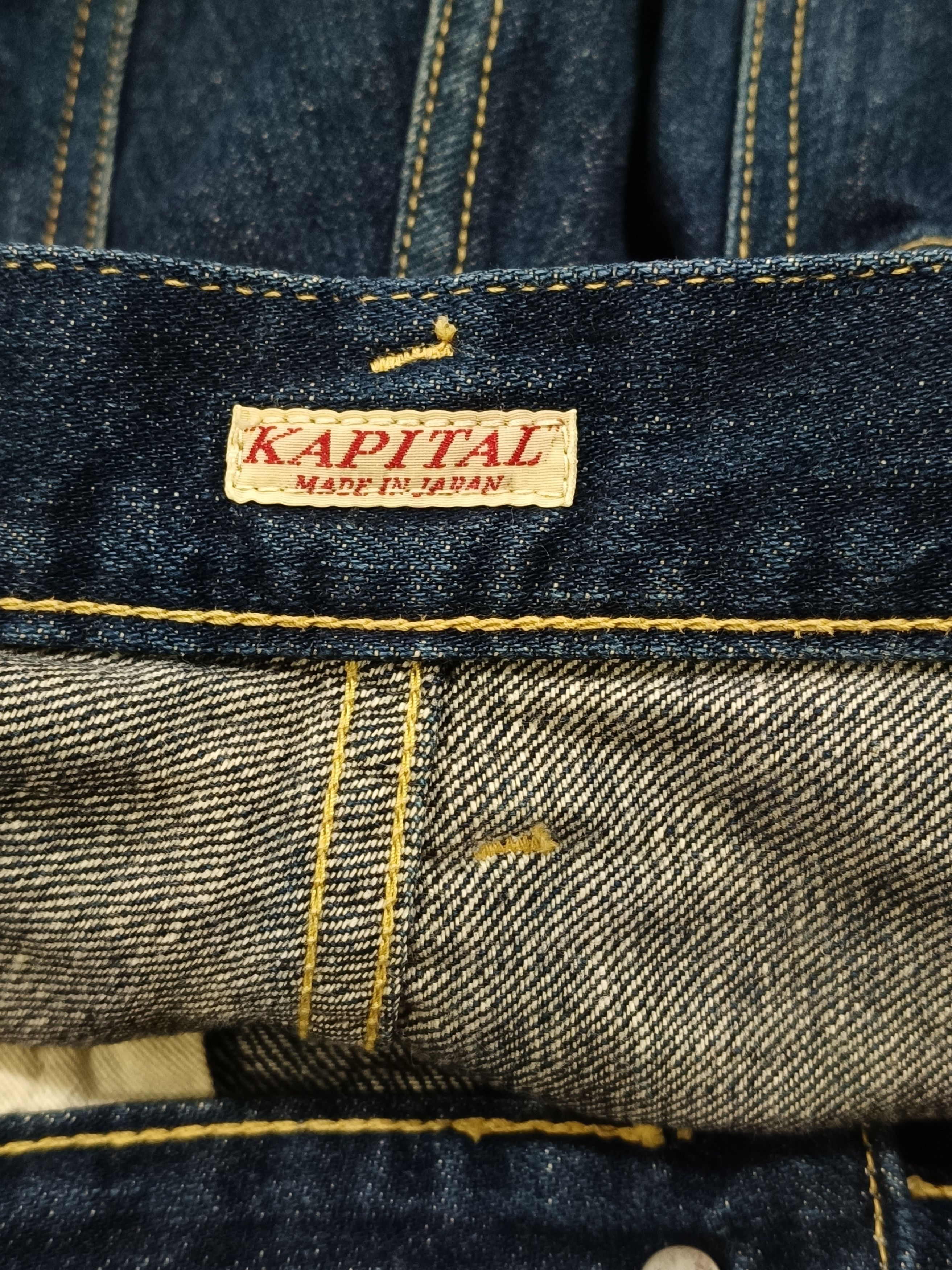 Kapital Kapital Solid Saruel buckle back high-waist denim pants XS Size US 29 - 11 Thumbnail