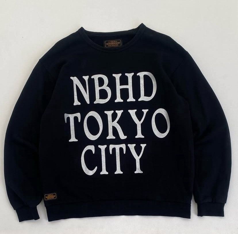 Neighborhood Neighborhood NBHD Tokyo City sweatershirt Wtaps crewneck Size US L / EU 52-54 / 3 - 1 Thumbnail