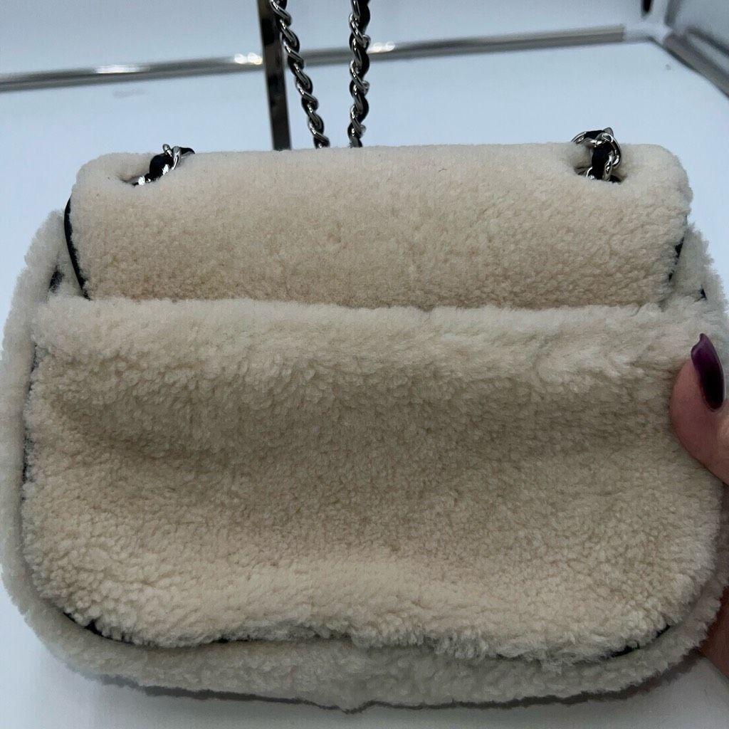 Michael Kors Michael Kors Sloan Shearling Small Chain Shoulder Bag Size ONE SIZE - 7 Thumbnail