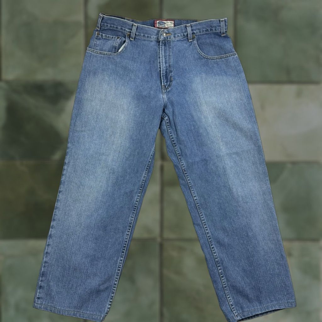 Old Navy VINTAGE Old Navy Jeans Adult 36x32 Blue Relaxed Straight Grunge Y2K 90s Mens Size US 36 / EU 52 - 1 Thumbnail