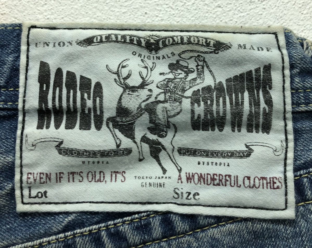 Japanese Brand Vintage The Rodeo Crowns Made In Japan Denim Pants Size 31" - 8 Thumbnail