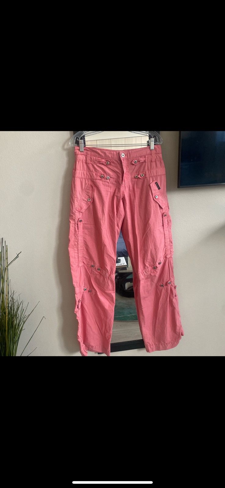 image of Dolce Gabbana x Vintage Super Vintage D&g Cargo Pants in Pink, Women's (Size 26)