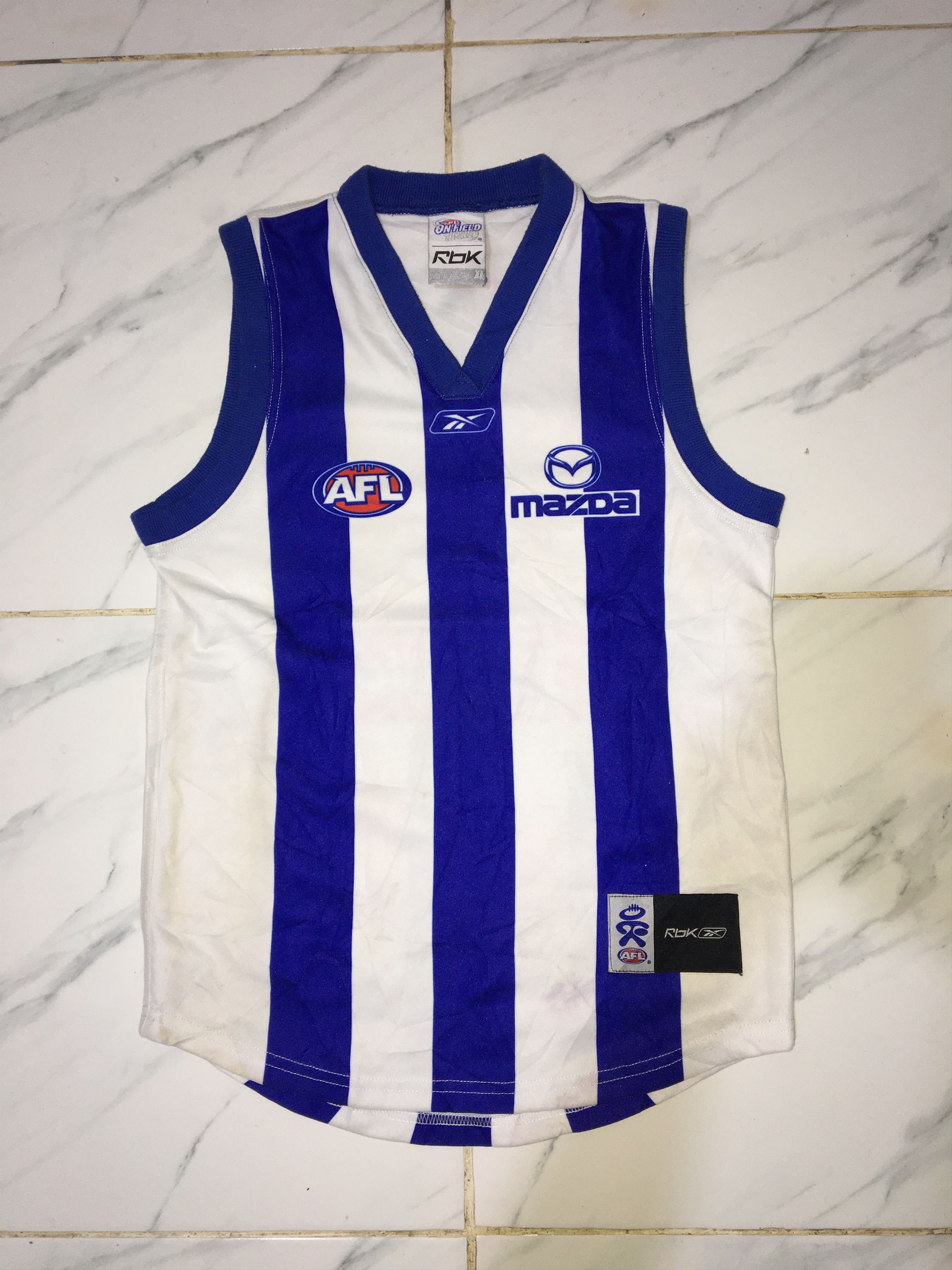 Reebok TANK TOPS REEBOK AFL NORTH MELBOURNER MAZDA Size US M / EU 48-50 / 2 - 1 Thumbnail