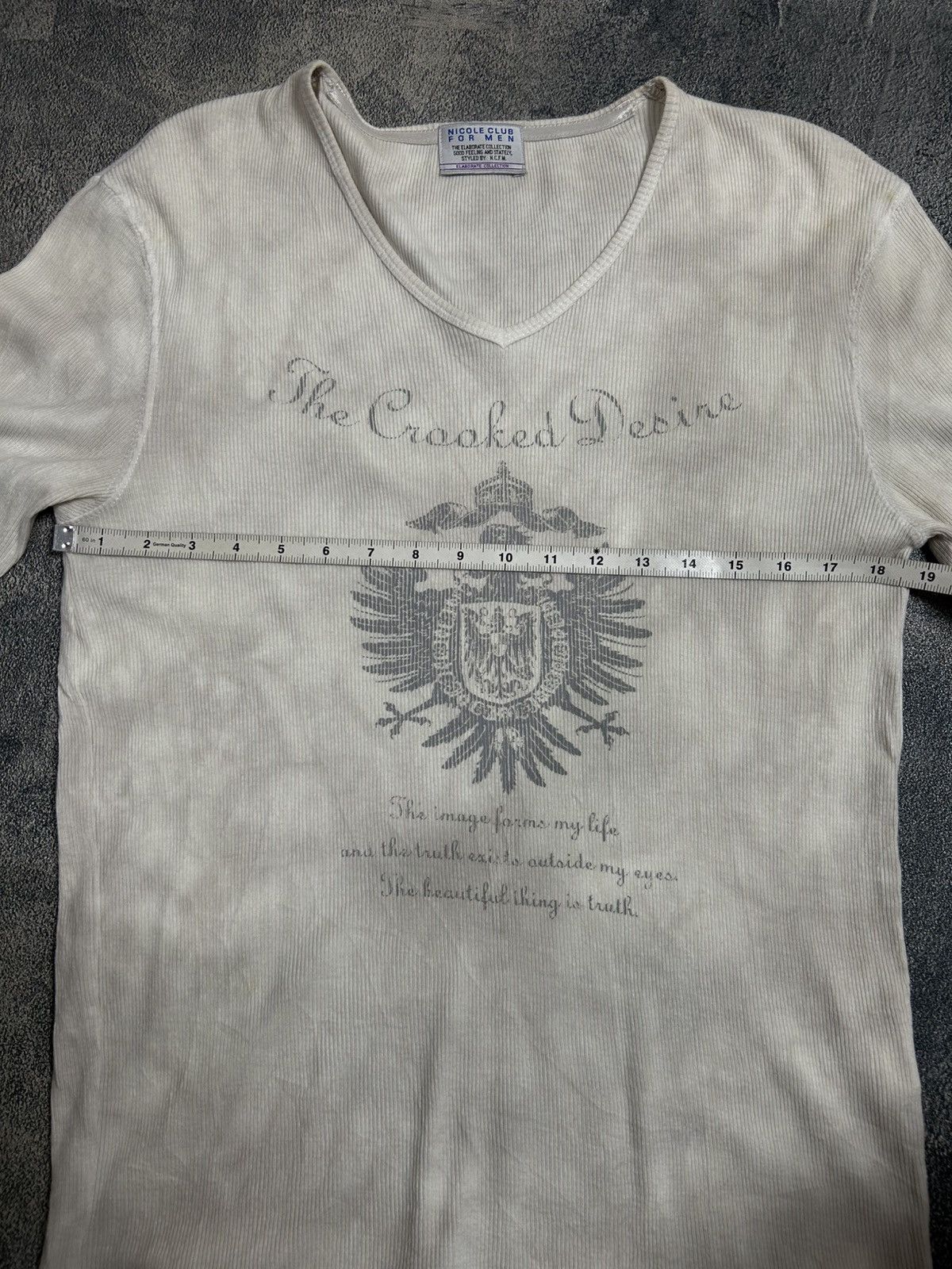 Japanese Brand Nicole Club For Men by N.C.F.M. Longsleeve Size US S / EU 44-46 / 1 - 8 Thumbnail