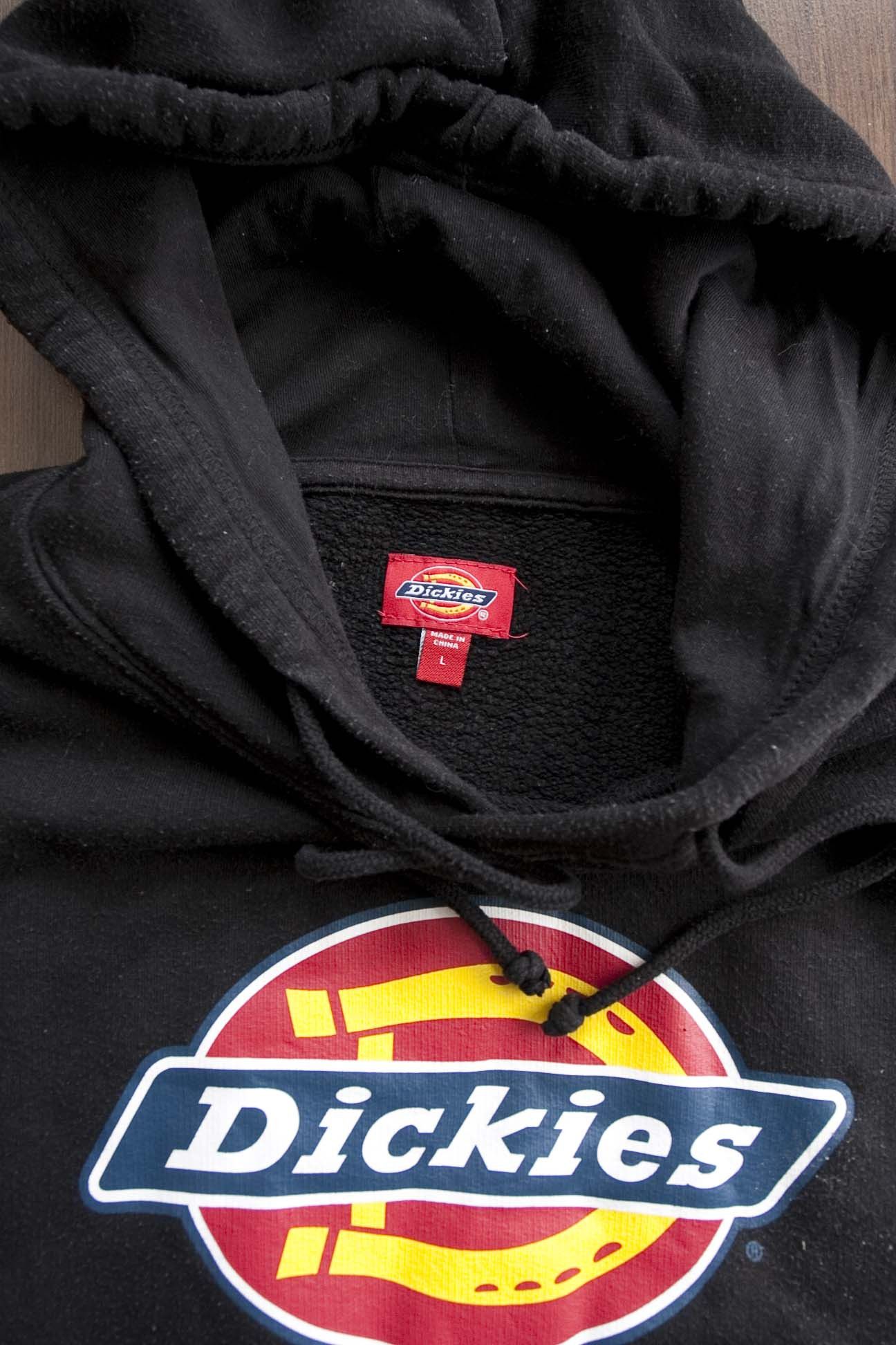 Dickies Dickies Hoodie Size M Spell Out Black Size US M / EU 48-50 / 2 - 2 Thumbnail