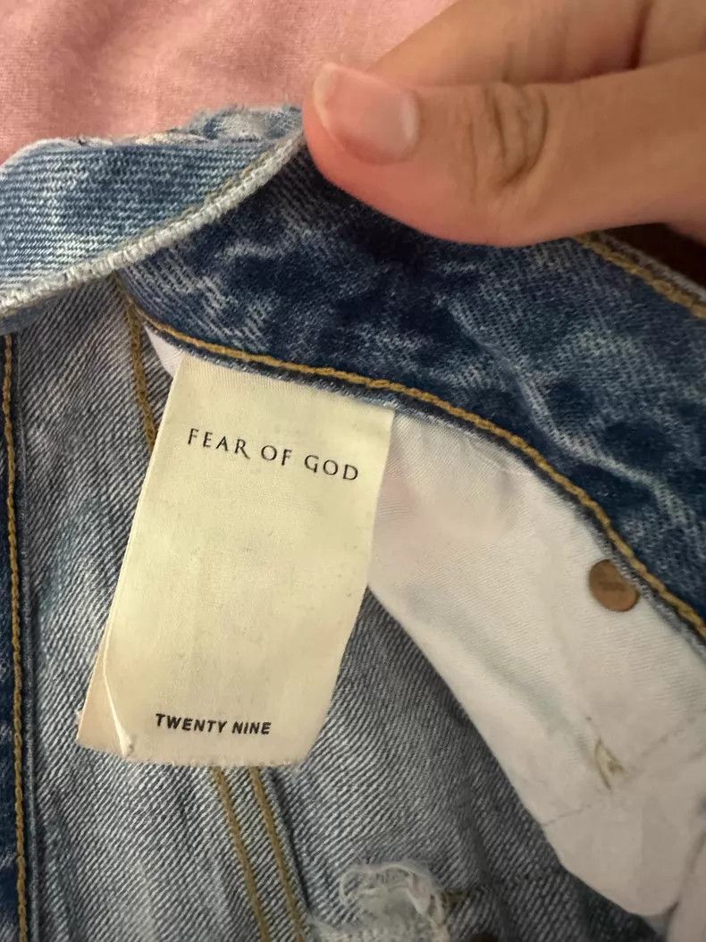 Fear of God Fear of God Season 5 Blue Water Ripple Jeans Size US 29 - 6 Thumbnail