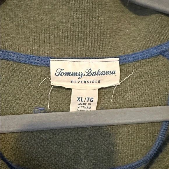 Tommy Bahama Tommy Bahama Flipside Half Zip Reversible Sweatshirt Size US XL / EU 56 / 4 - 3 Thumbnail