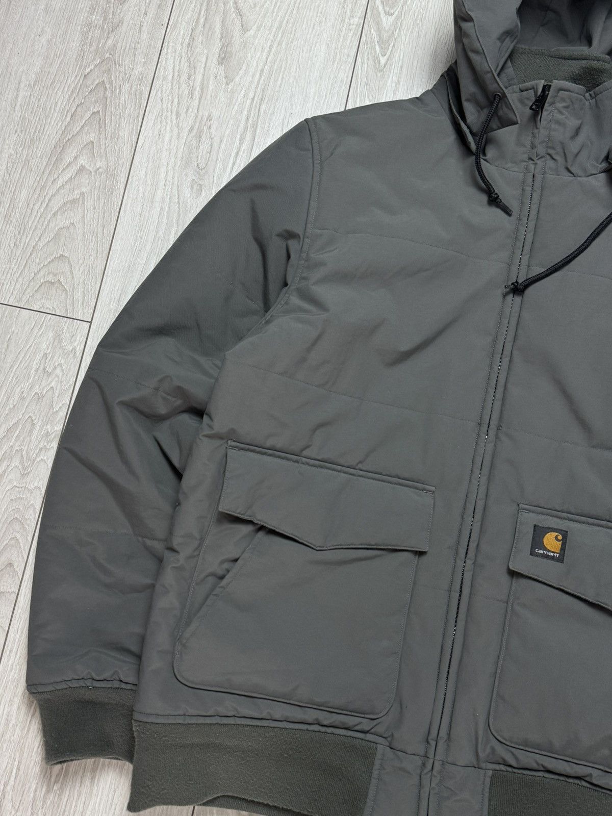 Carhartt × Vintage Carhartt Vintage Puffer Jacket Bomber Ma 1 Center Logo Y2K Size US XL / EU 56 / 4 - 3 Thumbnail