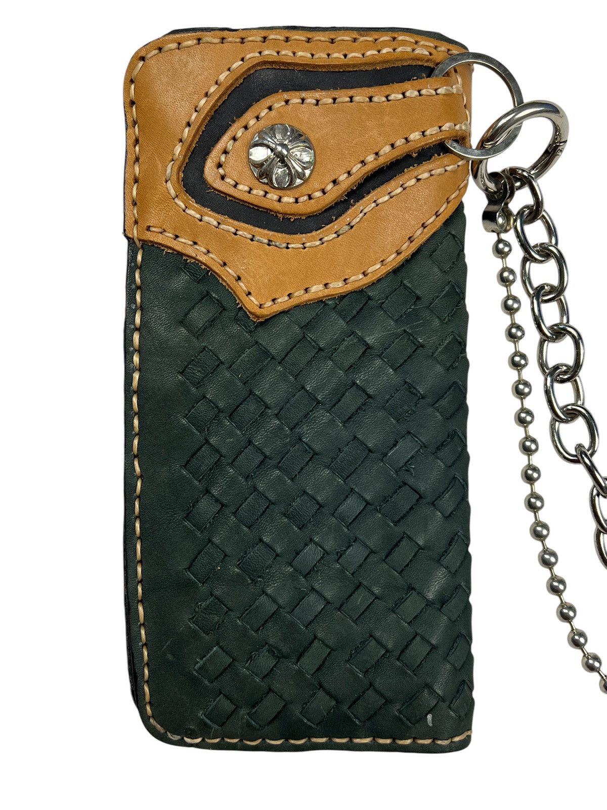 Leather Custom Handmade Genuine Leather Long Wallet Size ONE SIZE - 5 Thumbnail