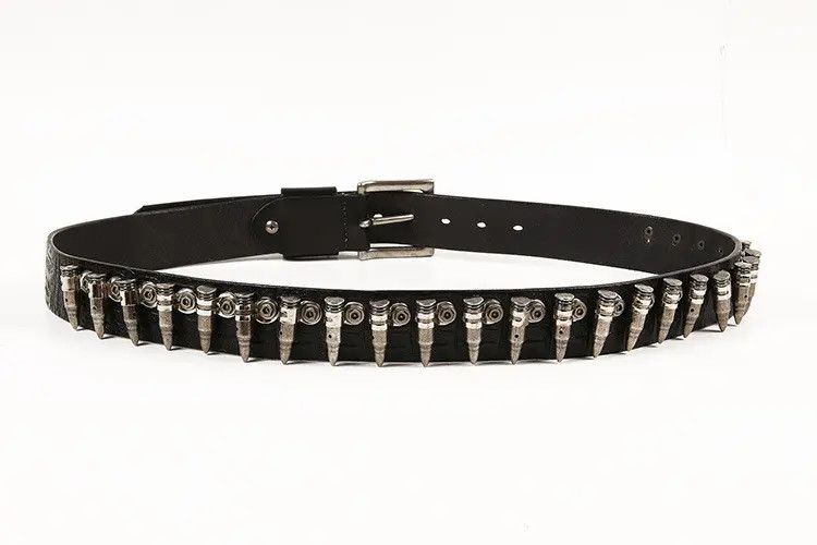Japanese Brand × Vintage Rivet Bullet Leather Belt Size ONE SIZE - 4 Thumbnail