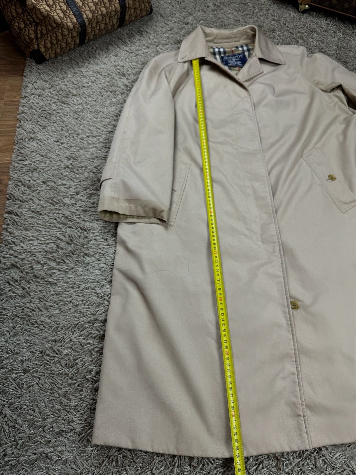 Burberry × Vintage Vintage trench coat Burberry original luxury streetwear item Size L / US 10 / IT 46 - 6 Thumbnail
