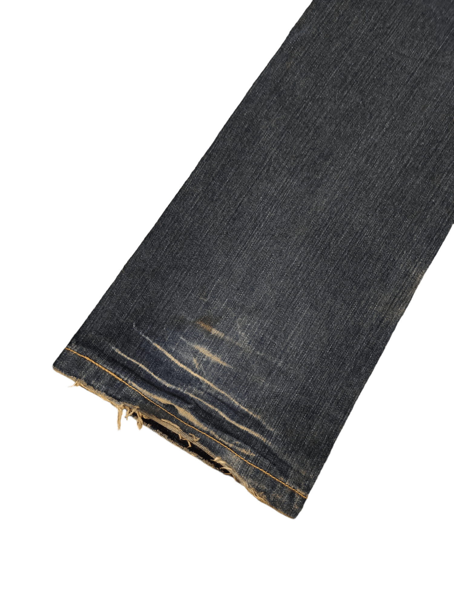 If Six Was Nine Flare Jeans Allout Clawmark Faded Denim Bootcut Y2k Size US 30 / EU 46 - 18 Thumbnail