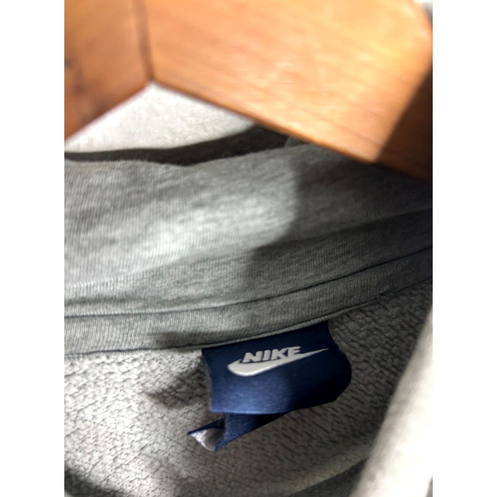 Nike Nike Big Logo Hoodie Sweater Pullover Club Fleece Men's XL Gray 564 Size US M / EU 48-50 / 2 - 3 Thumbnail