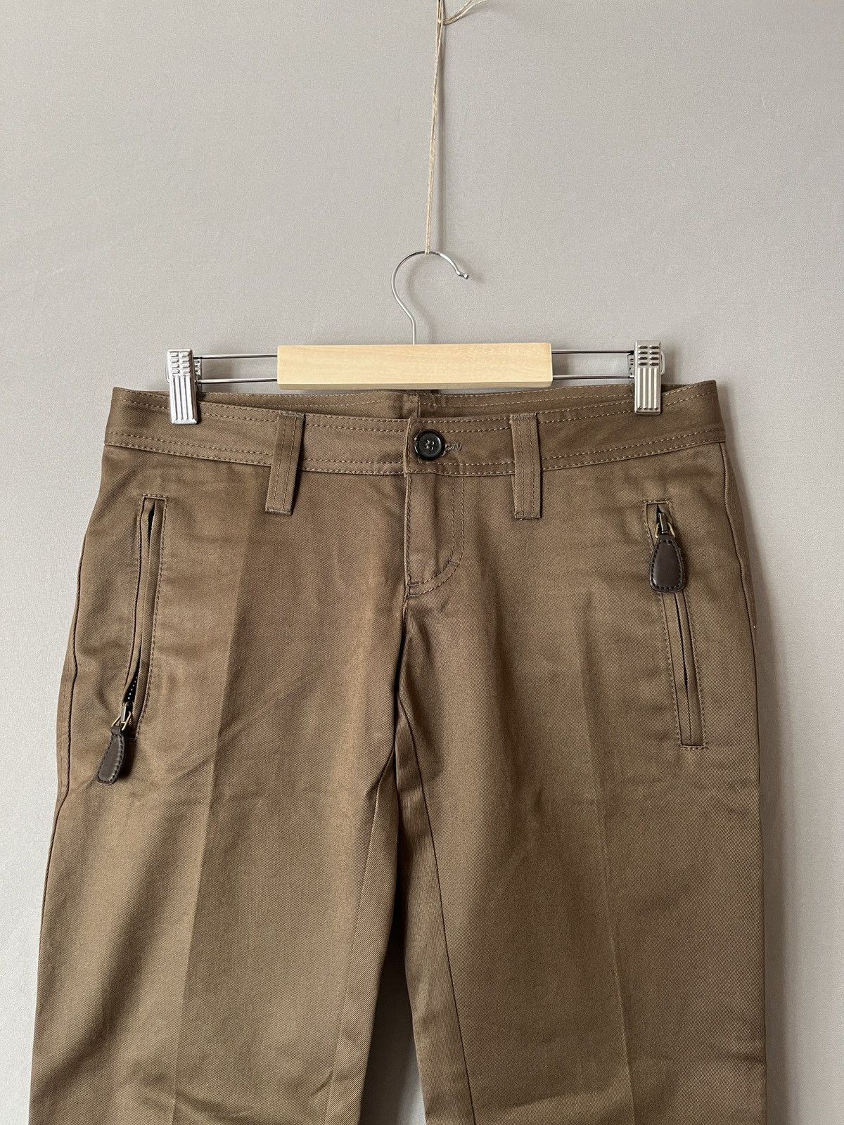 Dsquared2 Dsquared2 Brown Heavy Cotton Pants Equestrian Style Size 27" / US 4 / IT 40 - 2 Thumbnail