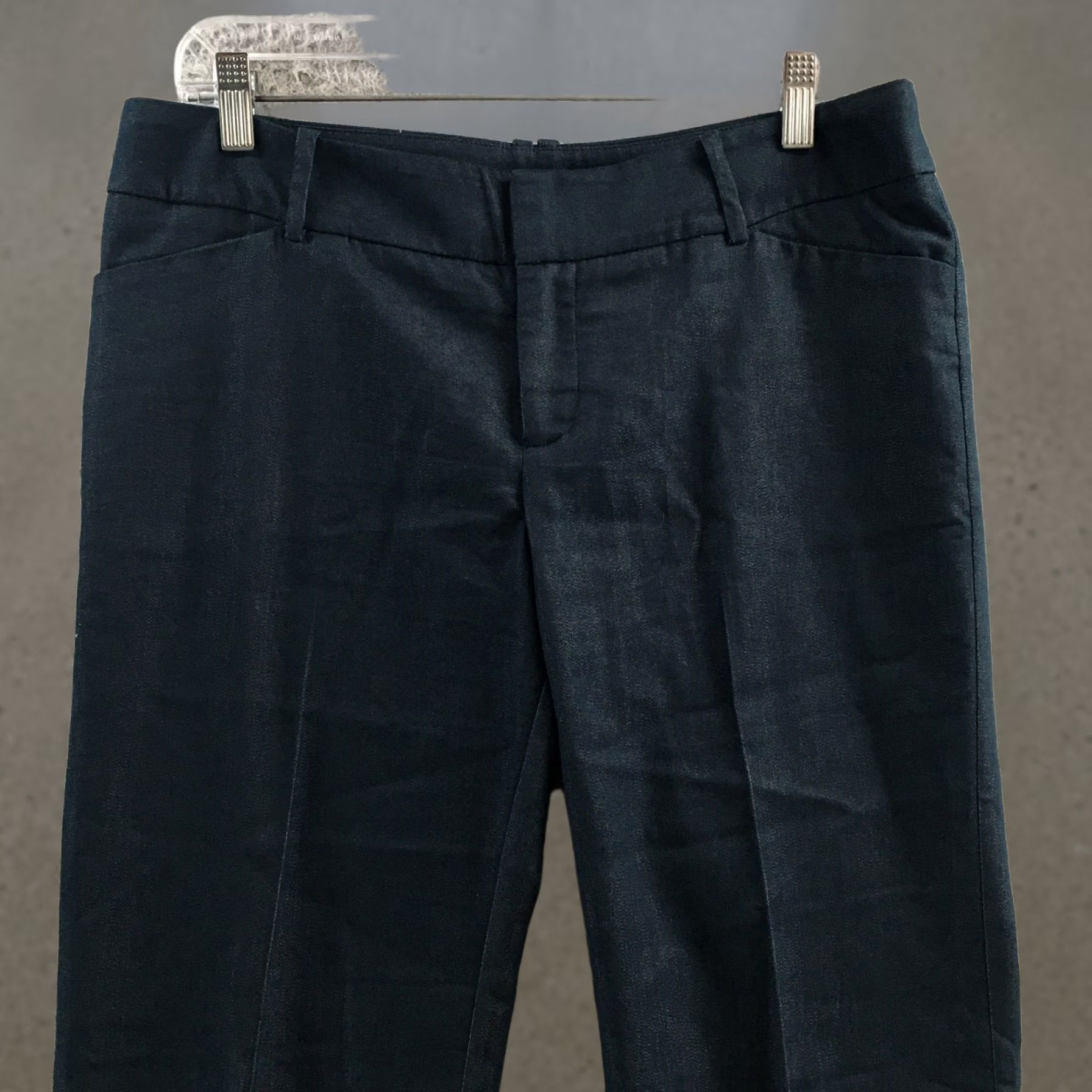 Mossimo Mossimo Pants Womens 10 Stretch Blue Dress Pants Zip Fly Mid Rise Straight Leg Size 32" / US 10 / IT 46 - 1 Thumbnail